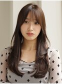 【宮田茉悠】レイヤー チョコレートカラー 透明感カラー[表参道]