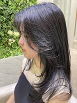 エアー 久留米(AIR)&nbsp;【久留米】 黒髪レイヤー/前髪カット/黒髪ロング