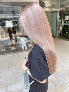 ヘアーザラブズラフズ オーガニカ 北九州(HAIR THE LOVES LAUGHS ORGANICA) ホワイトミルクティー