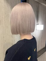 プネル 渋谷(PUNEL)&nbsp;ミルクティーベージュ/ベージュ/ボブカット/ケアブリーチ