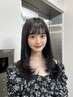 ★前髪割れ目解消★生え癖クロスパーマ+前髪顔まわりカット