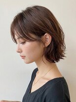 アース 相模大野店(EARTH)&nbsp;小顔効果/横顔美人/春カラー/大人ショート/レイヤーカット