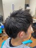 【新規限定/フルコース】カット+シャンプー+シェービング+眉毛カット