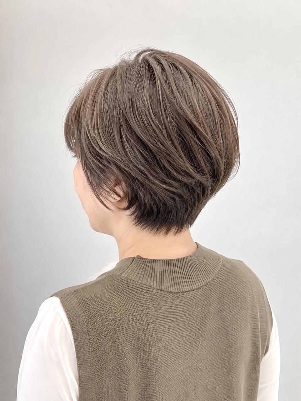 艶モカグレージュボブ