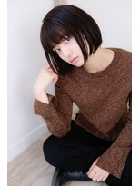 ロロネー 梅田(Lolonois)&nbsp;【Lolonois梅田】ツヤ感ショートボブ（藤岡なおき）