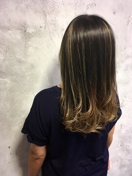 ニコ(nico...) バレイヤージュハイライト