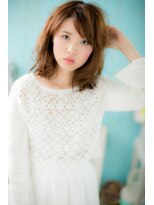 ヘアアンドビューティー ミック(Hair & Beauty miq)&nbsp;くしゅっ★カールで♪華やかゆるミディ