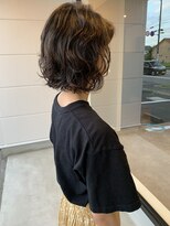 ナンバー(number+)&nbsp;20代30代40代大人可愛い波ウェーブパーマナチュラル肩ライン