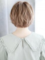 ナル 白山神社参道通り店(nalu)&nbsp;ハイトーンかきあげふんわりボブ