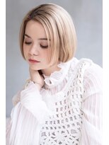 メーヴェ(Mowen) mowen 南堀江 ミニボブ×ブロンドカラー×外国人風