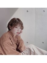 遊人セントラル(CENTRAL)&nbsp;[心斎橋/難波］ウェーブショート&ヌーディーニュアンスカラー☆