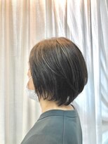 クオリス 上福岡店(QUALIS)&nbsp;ハイライト/グレージュ/グラボブ/ショートボブ/30代40代/小顔