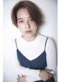 ハンサムショート/ミルクティーアッシュ/20代30代40代/錦糸町