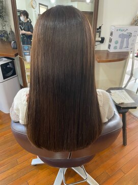 美容室 メザミー MESAMIES 髪質改善30代40代☆暗髪☆大人可愛いストレートロング