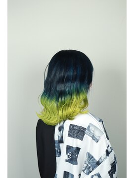 クリップ ジョイント ゴッド(CLIP JOINT GOD) deep blue × neon green