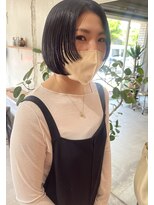 ユニ(uni)&nbsp;マッシュボブ/ミニボブ/黒髪ボブ/20代/30代/40代
