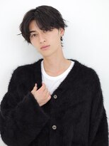 ボンドバイテトテ 三宮元町(BONDbytetote)&nbsp;【BOND】センターパート / カルマパーマ / アッシュブラック