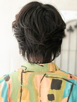 モッズヘア メン 新所沢店(mod's hair men)&nbsp;ゆるふわ巻きパーマで大人のおしゃれラフウルフa新所沢