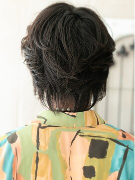 モッズヘア メン 新所沢店(mod's hair men) ゆるふわ巻きパーマで大人のおしゃれラフウルフa新所沢