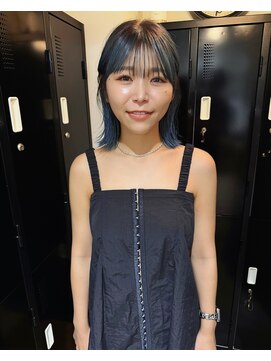 ローレン(LOREN) デザインカラー/レイヤーカット/ウェットヘア/オリーブベージュ