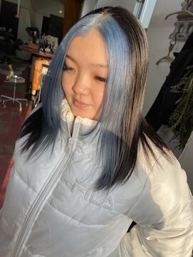 フィン(fin,) fin, ケアブリーチカラー/ハイトーン/ダブルカラー/パーマ/天神