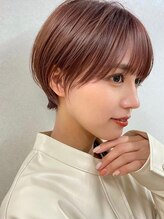 サンド 池袋(sand) ショートカット/ショートボブ/ボブ/カットカラー/白髪ぼかし