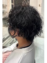 ランズ(LANDS) メンズカットスパイラルパーマ 【韓国ヘア 大阪 梅田】