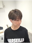 グレージュハンサムマッシュショート【suiw】昭和町/天王寺