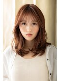 ■ミルクティーアッシュウェーブミディアム610-2志木30代40代