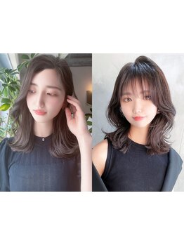 【大人女性のお悩みを解決します♪】髪にも頭皮にも優しい薬剤の使用で、ダメージレス。髪質改善MENUも豊富