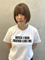 ヨハク 大阪梅田中崎町(yohaku)&nbsp;【misaki】ボブ×顔周りレイヤー