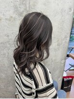 ヌエン 渋谷(NU/EN)&nbsp;グレージュコントラストハイライト