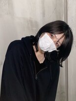 ハサミバイアトリエナガノ 千葉(8sami by atelier nagano)&nbsp;デザインカラー／レイヤーカット/ウエットヘア/オリーブベージュ