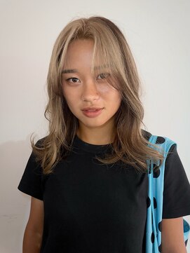 ミーム 原宿 表参道(meme) ダブルカラー/ハイトーンカラー/ケアブリーチ/インナーカラー