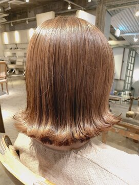 髪質改善と縮毛矯正の専門店 サンティエ(scintiller) 弱酸性カラー