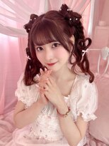 リルミー(Lilme)&nbsp;小鳥遊るいちゃん立体リボンハートハーフツイン＊まゆ