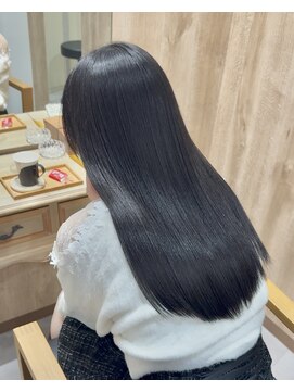 大人美人透明感髪質改善ニュアンスカラー地毛風カラー