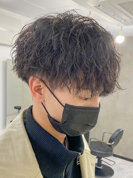 エルマーク 梅田(L-MARK) マッシュ/スパイラル/パーマ/メンズ/ツイスパ/波巻きパーマ