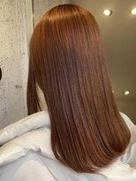 銀座ラボ 千葉店(LA BO) 髪質改善アメイジアカラー オレンジベージュ