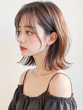 カバーヘア ブリス 大宮西口(COVER HAIR bliss) くびれレイヤー/ミルクティーブラウン春カラーブリーチなしp大宮