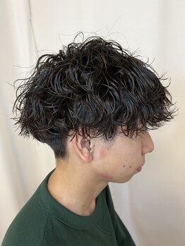 サロン ド ユー(サロン ド YOU)の写真/こだわりのあるメンズから圧倒的な支持◎骨格や髪質を見極めて１番似合うパーマをご提案。