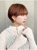 ハンサムショート/丸みショートボブ/20代30代40代50代/顔周り