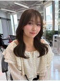 韓国巻き◎レイヤーカットオリーブベージュダブルカラー