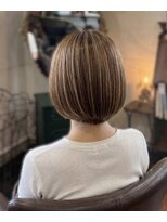 ヘアー ステア(hair stare) グラデーションボブ×アッシュベージュ