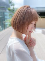 スウド(Swd)&nbsp;ハイ透明感ベージュ/ミニボブ/小顔ヘア/簡単スタイリング