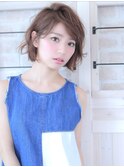 柔らか質感☆ニュアンスボブ