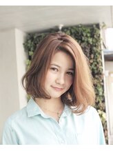 ニースヘアギャラリー 上野御徒町店(Neece hair gallery by across) 《Kiko＊おすすめ》透明感たっぷり外国人風カラー＊BOB