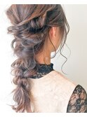 [OCEAN Hair&Life　藤原純]お手軽簡単☆編みおろしアレンジ☆