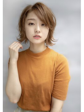 レスピア 銀座(Respia) うる艶カラーのふんわり外ハネボブ【銀座】