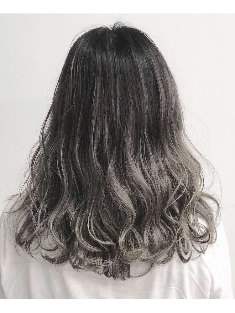 ◇豪華、おぼろ染め、パステルcolor、銀通しライトグレー 